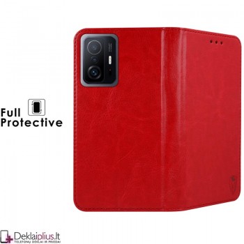 Telone grynos odos dėklas - raudonas (telefonui Xiaomi 11T/11T Pro)
